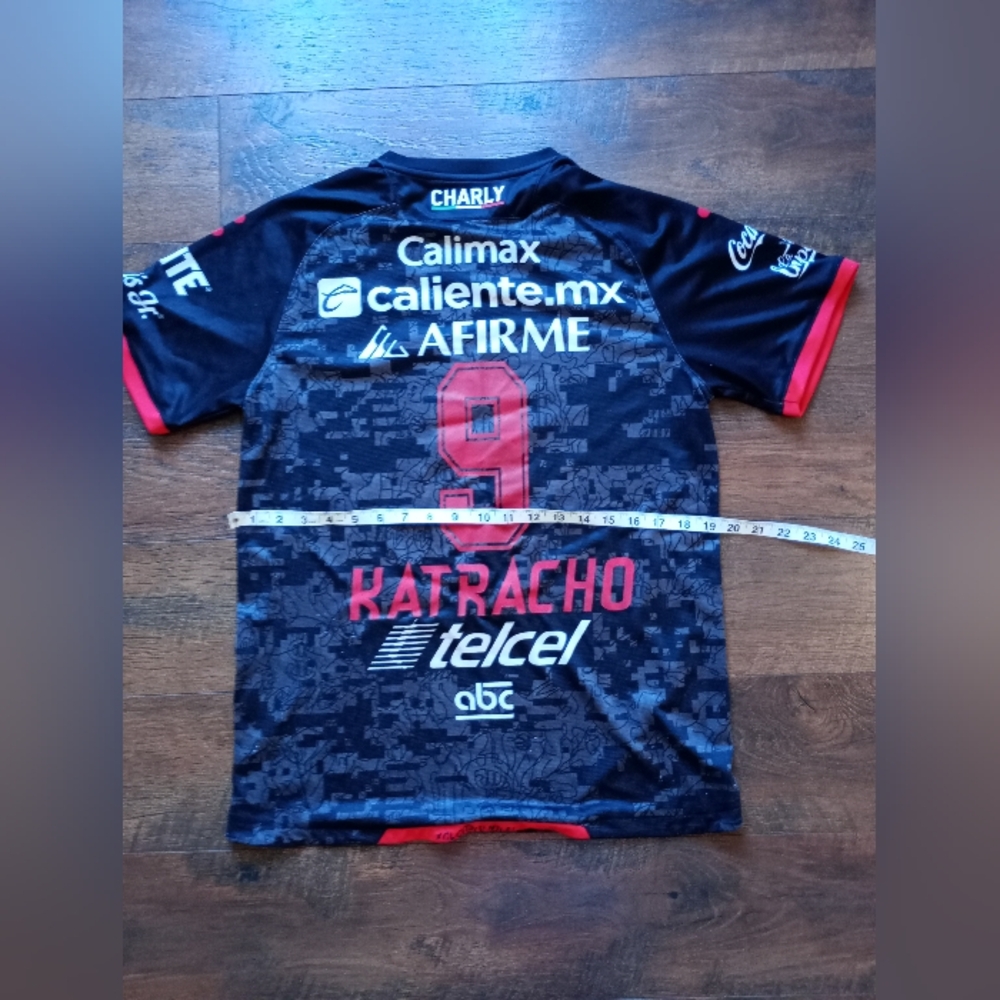 Charly Arco caliente Club Tijuana Katracho number 9 Jersey shirt Size M - Picture 7 of 7